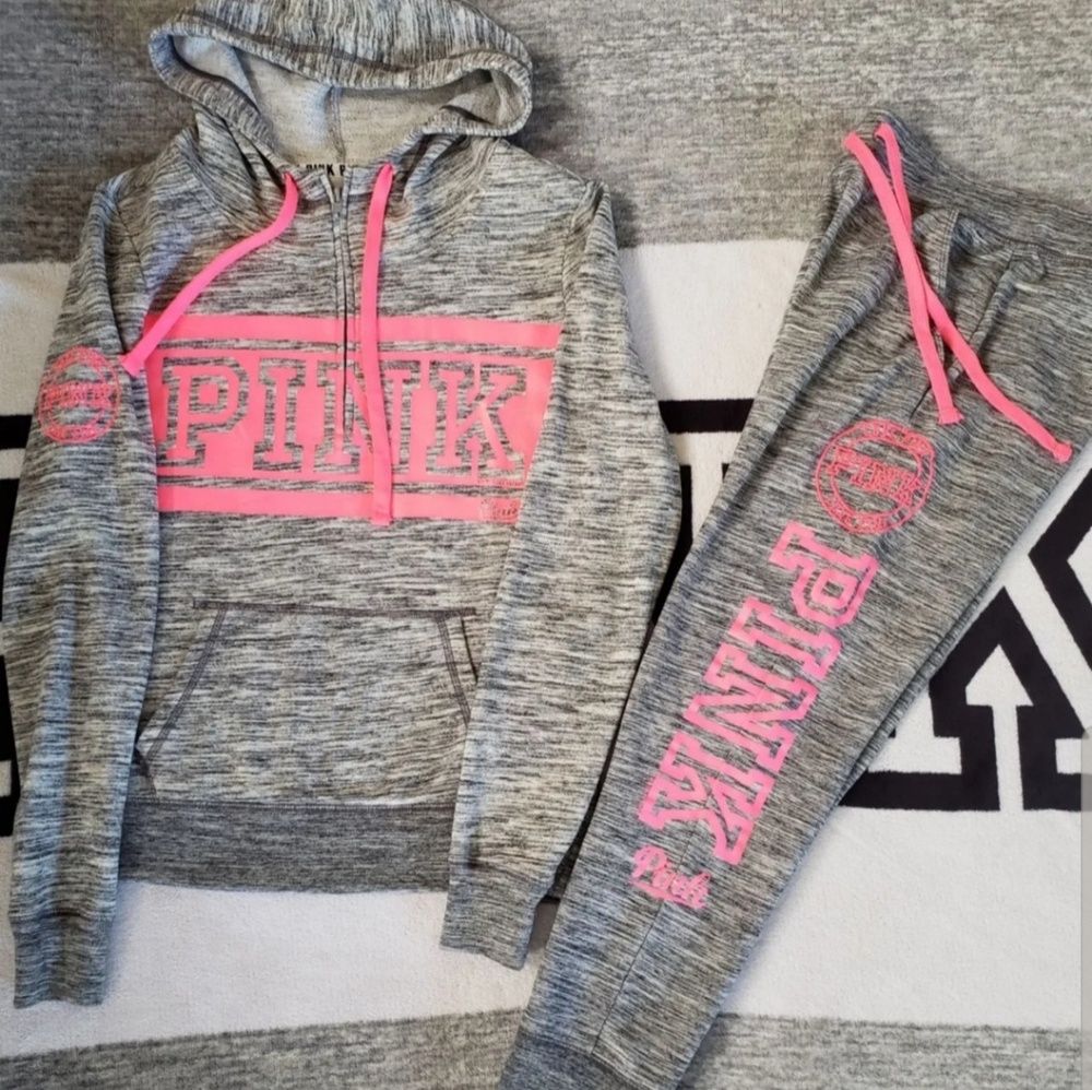 (XS/S)  Victoria's secret pink Set